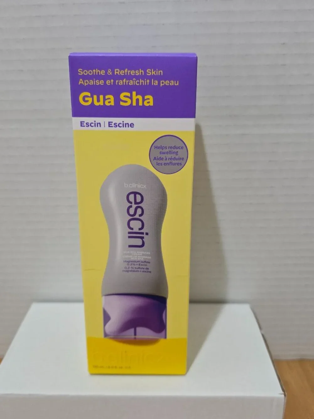 B.Clinicx Escin Soothe & Refresh Gua Sha‎ Skin Massage Cream 5 fl oz NIB